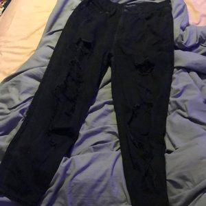 Black Mom Jeans